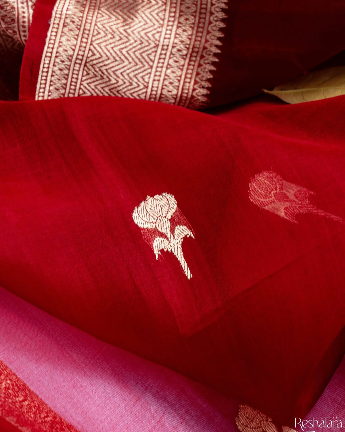 Maroon Pure Katan Silk Banarasi Handloom Suit Set