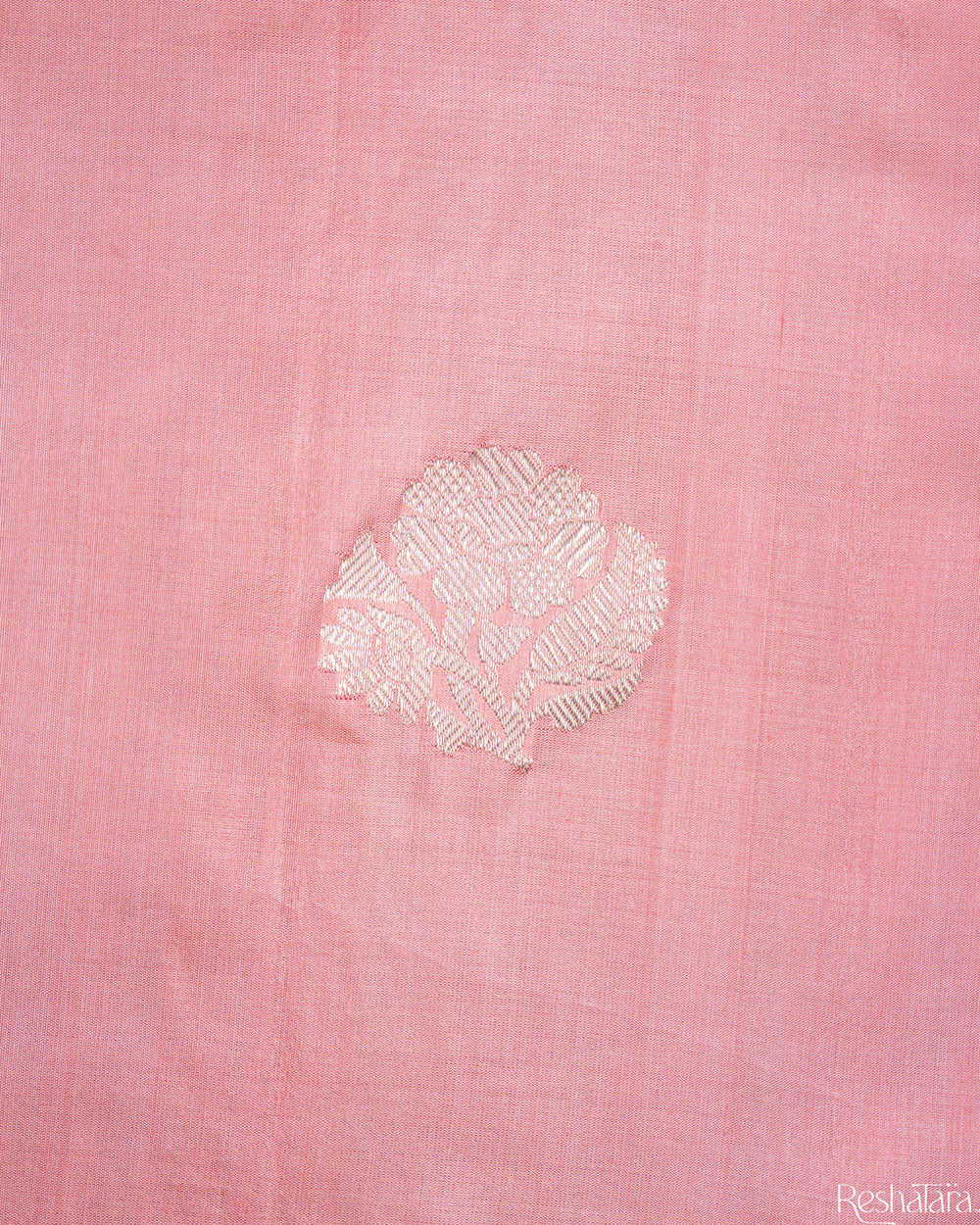 Blush Pink Sona Rupa Kadhua Pure Katan Silk Banarasi Handloom Saree