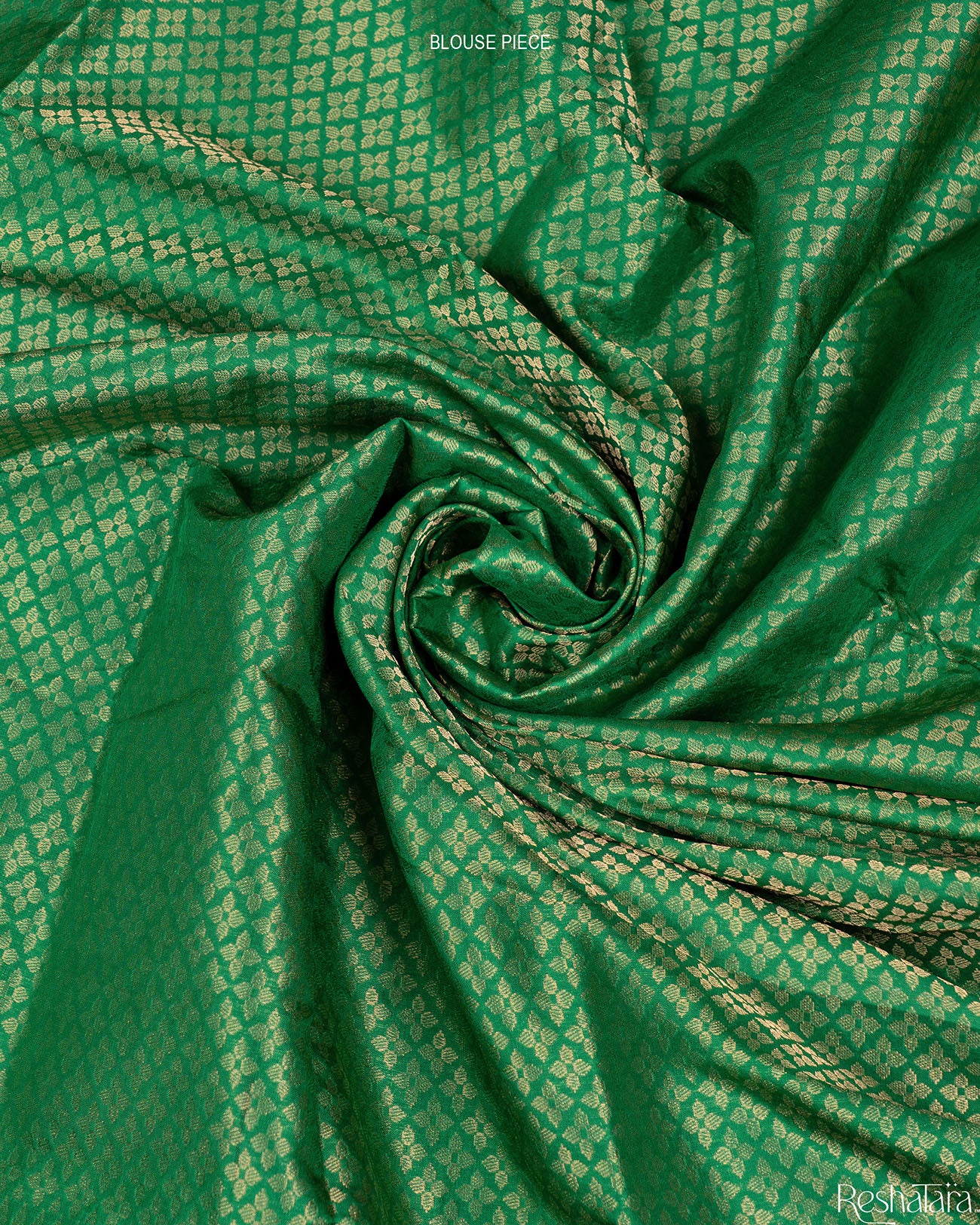 Vibrant Green Sona Rupa Meenadar Kadhua Pure Katan Silk Banarasi Handloom Saree
