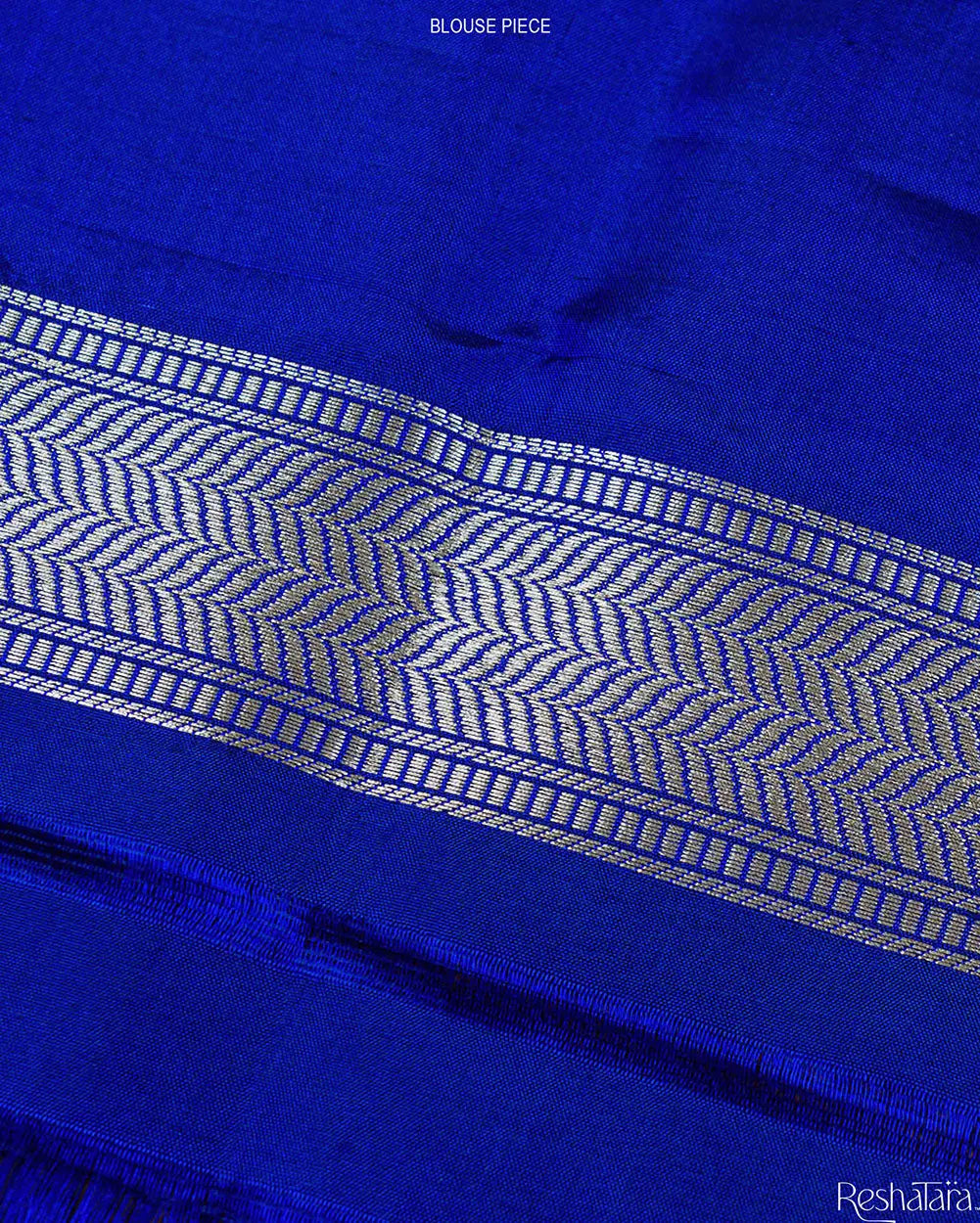 Royal Blue Meenadar Kadhua Pure Katan Silk Banarasi Handloom Saree