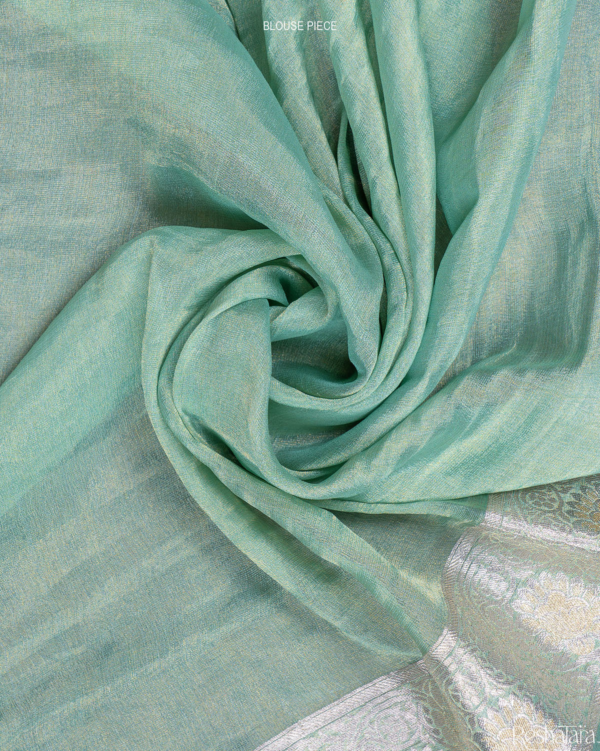 Green Pure  Khaddi Georgette Banarasi Handloom Saree