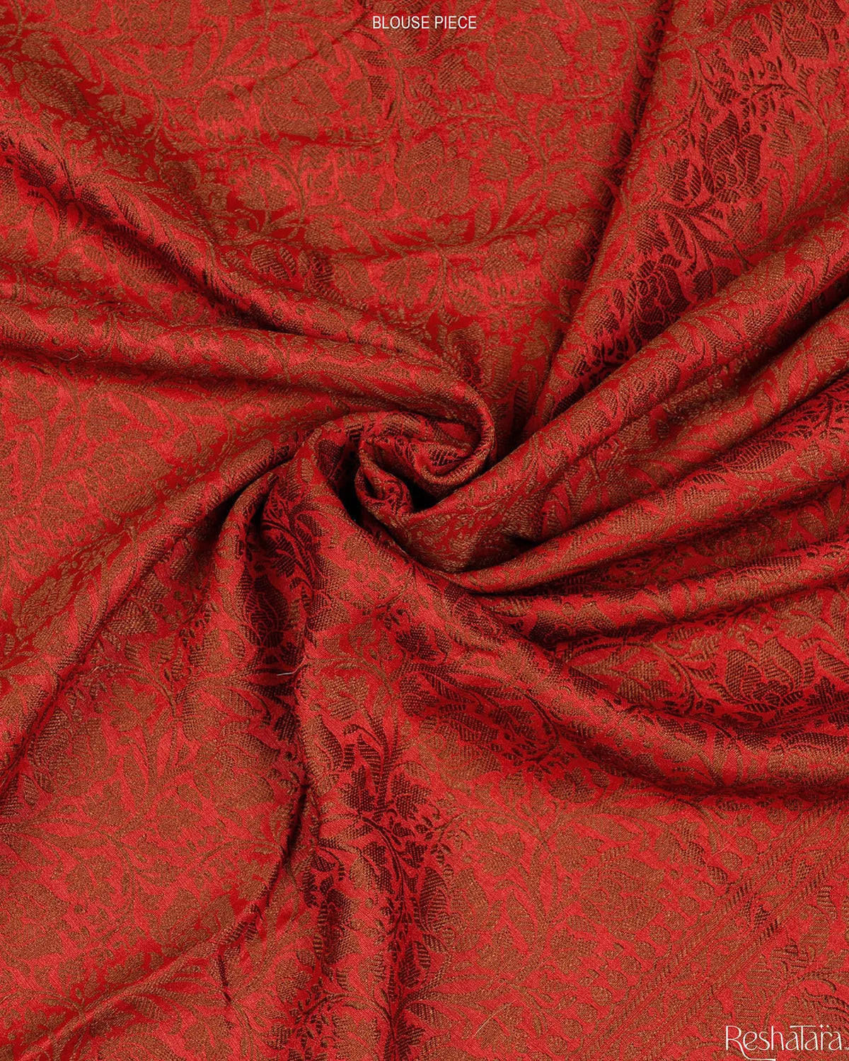 Pearl White and Rust Maroon Pure Munga Silk Banarasi Handloom Saree